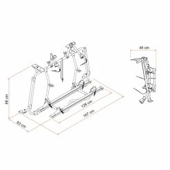 Fiamma VW T5 Pro/ T6 Pro Campervan Tailgate Bike Carrier -Truma Shop 02093E71A 1 22698.1663859340