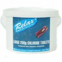 Relax 200g Large Swimming Pool Chlorine Tablets