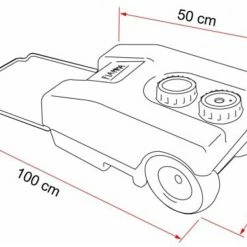 Fiamma 23 Litre Fresh Water Caravan Roll Tank -Truma Shop 23L dims 20598.1380205215