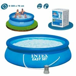 Intex 10ft X 30” Easy Set Above Ground Pool With Filter Pump 10 Intex 10ft X 30” Easy Set Above Ground Pool With Filter Pump -Truma Shop 28122c 16815.1436351366
