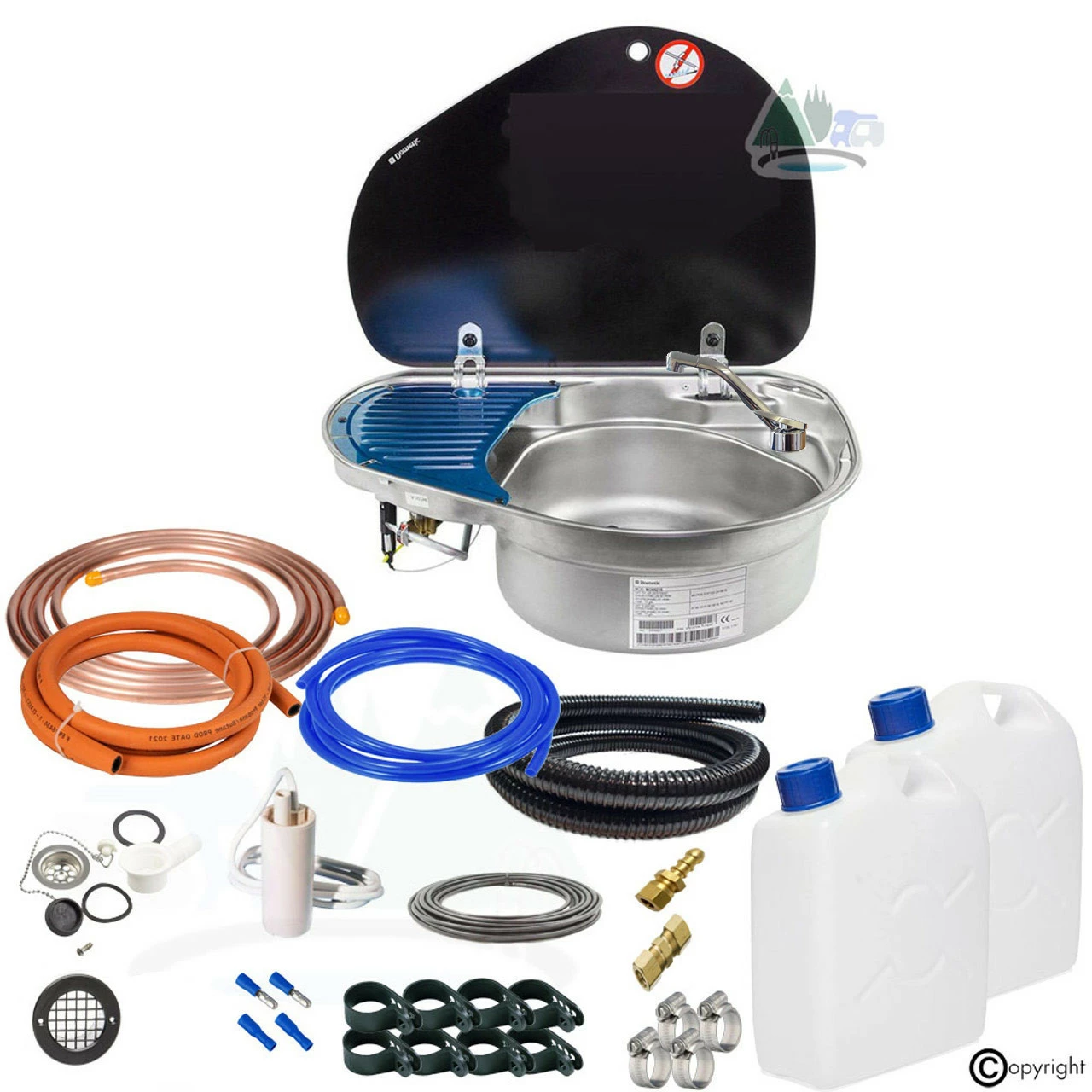 Dometic Smev 8821 Hob And Sink Campervan Conversion Universal Kit Inc Template 3 Dometic Smev 8821 Hob And Sink Campervan Conversion Universal Kit Inc Template