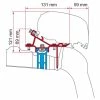Fiamma F65/F80s Awning Adapter Kit VW Crafter With Roof Rail 2017 Onwards -Truma Shop 98655Z036 81698.1675171885