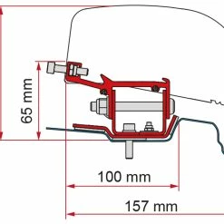Fiamma F40 VAN Awning Adapter Bracket For Renault Trafic L1 & L2 Campervan