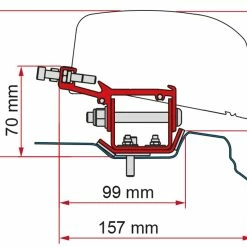Fiamma F40 VAN Awning Adapter Bracket For Renault Trafic L1 & L2 Campervan 8 Fiamma F40 VAN Awning Adapter Bracket For Renault Trafic L1 & L2 Campervan -Truma Shop 98655Z088 800x600 78980.1660313434