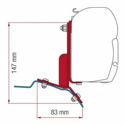 Fiamma Awning Bracket For Ford Transit Custom Campervans 7 Fiamma Awning Bracket For Ford Transit Custom Campervans -Truma Shop 98655Z136 07250.1675172925