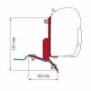 Fiamma Awning Bracket For Ford Transit Custom Campervans -Truma Shop 98655Z136 40776.1660312545