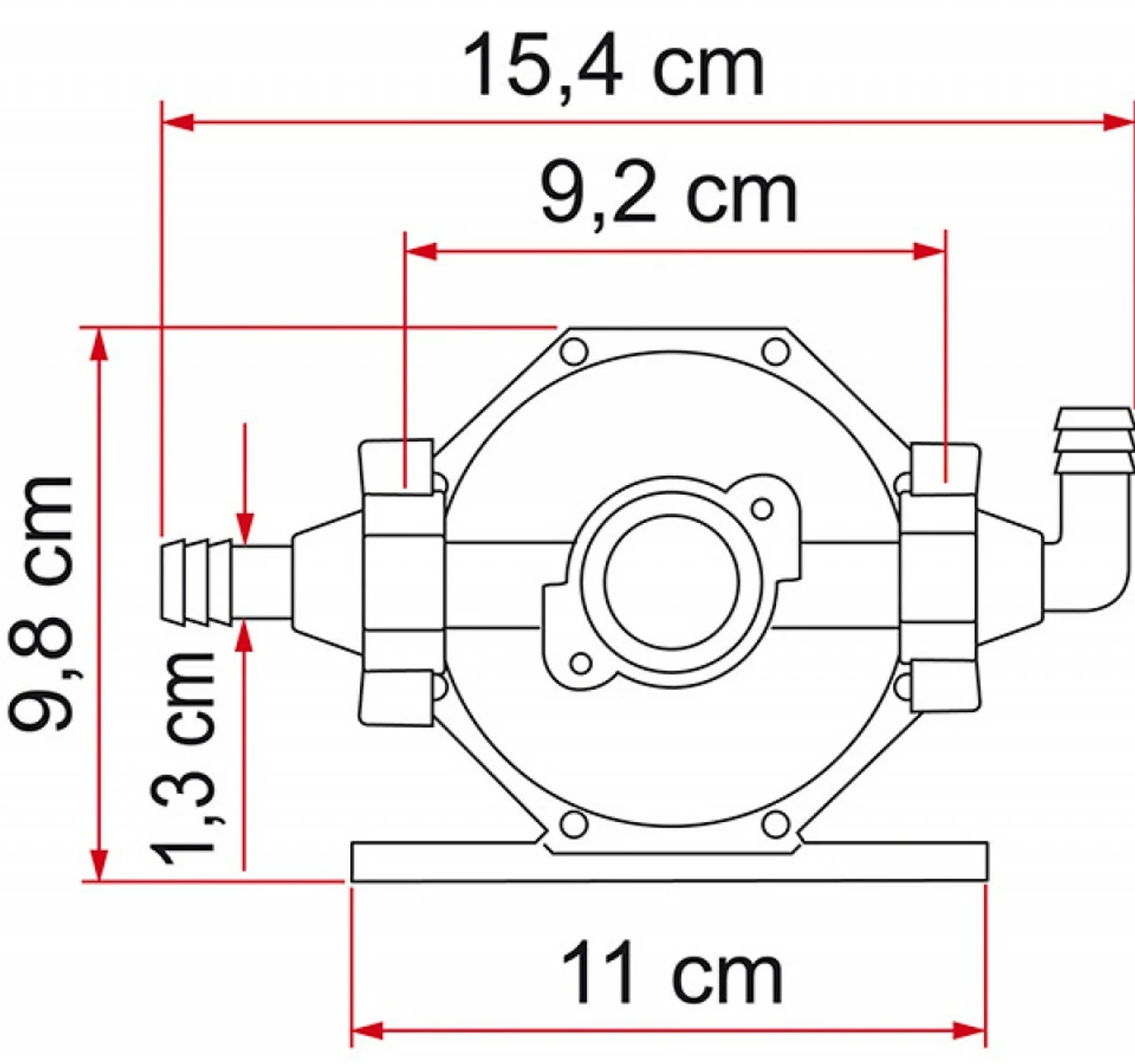 Fiamma A20 Universal Expansion Tank For Caravan, Marine And Motorhome Water Pumps 5 Fiamma A20 Universal Expansion Tank For Caravan, Marine And Motorhome Water Pumps - Image 3