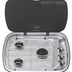 Thetford Spinflo Argent Caravan 3 Burner Hob With Glass Lid -Truma Shop Argent Hob right handed 1 copy 28072.1497000268