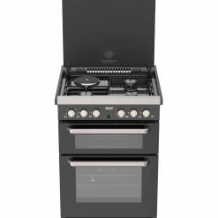 Spinflo Aspire Dual Fuel Stainless Steel Cooker Hob - 1/2 Height