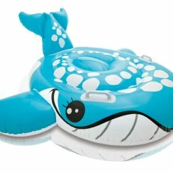 Intex Inflatable Bashful Blue Whale Pool Ride On Toy