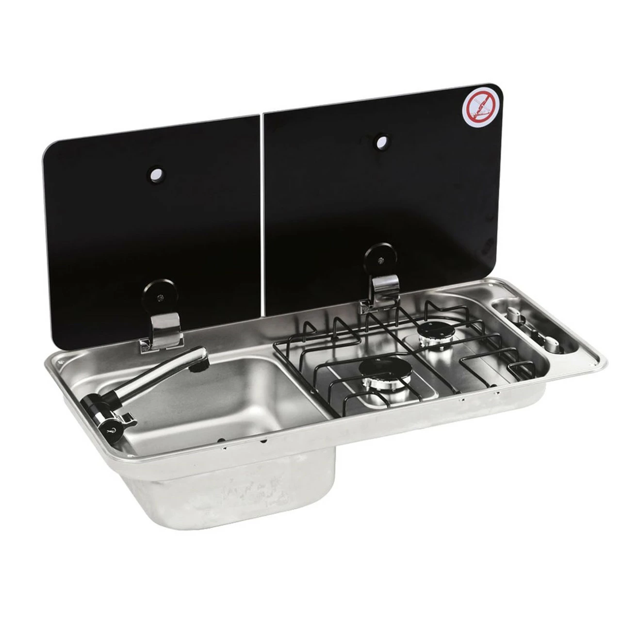 CAN FL1401 FL1402 Sink And Hob Combi Cooker For Campervans & Caravans 3 CAN FL1401 FL1402 Sink And Hob Combi Cooker For Campervans & Caravans