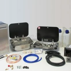 Dometic-Smev 8005 Sink & Smev 8002 Campervan Caravan Motorhome Conversion Kit 2 -Truma Shop Con Kit 2 8005 BLK CD 88252.1536137649