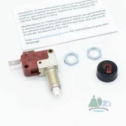 Thetford Spare - Ignition Switch Button With Fixing Nuts - SSPA0384