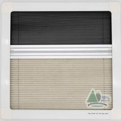 Adventurer Campervan Window With Top Hinge, Blinds & Flyscreen - Flush Acrylic Glass And Frame 34 Adventurer Campervan Window With Top Hinge, Blinds & Flyscreen - Flush Acrylic Glass And Frame -Truma Shop DSC03791 80324.1631108306