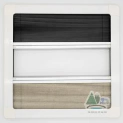 Adventurer Campervan Window With Top Hinge, Blinds & Flyscreen - Flush Acrylic Glass And Frame 35 Adventurer Campervan Window With Top Hinge, Blinds & Flyscreen - Flush Acrylic Glass And Frame -Truma Shop DSC03798 48592.1631108308