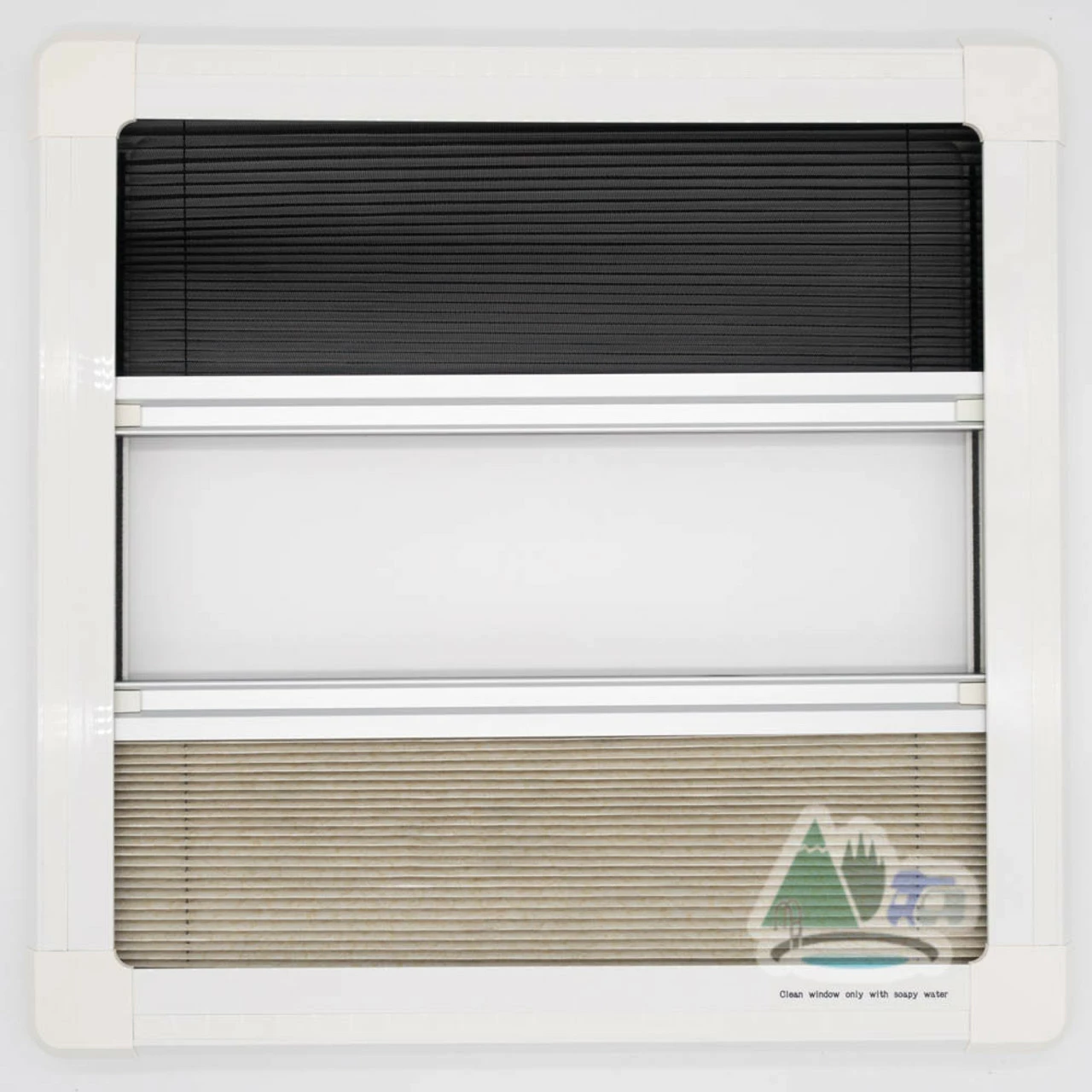 Adventurer Campervan Window With Top Hinge, Blinds & Flyscreen - Flush Acrylic Glass And Frame 17 Adventurer Campervan Window With Top Hinge, Blinds & Flyscreen - Flush Acrylic Glass And Frame - Image 15