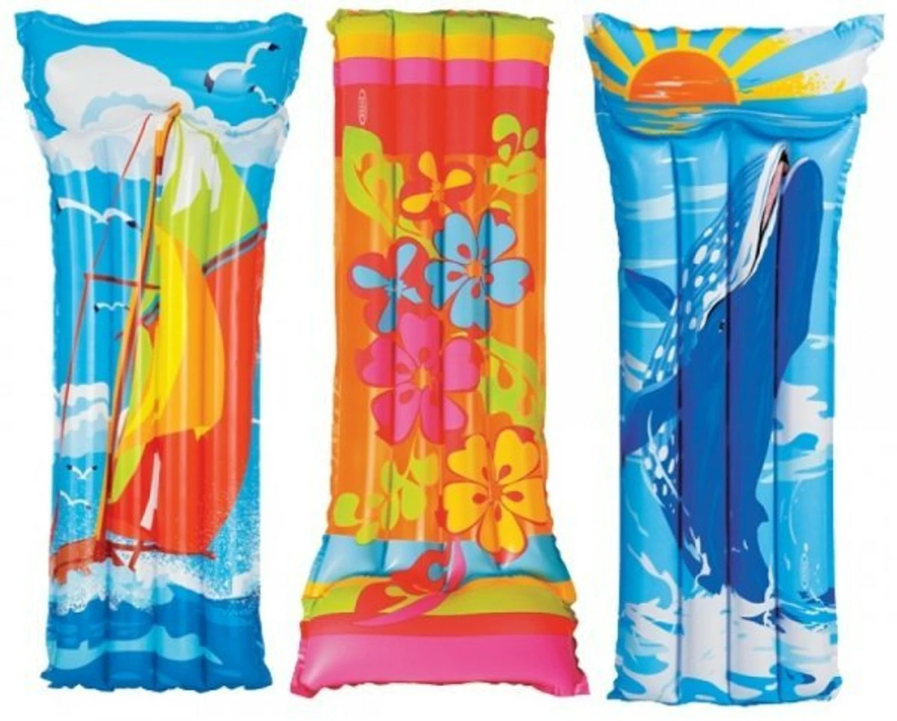 Intex Deluxe Inflatable Swimming Pool Lilo 3 Intex Deluxe Inflatable Swimming Pool Lilo