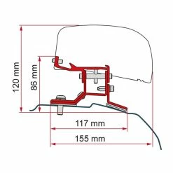 Fiamma F40 VAN Awning Adapter Bracket For Ford Custom L1 & L2 Campervan 7 Fiamma F40 VAN Awning Adapter Bracket For Ford Custom L1 & L2 Campervan -Truma Shop F40 CustomB 82003.1675172805