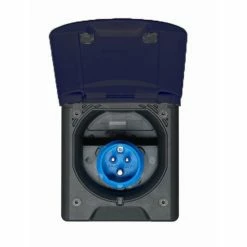 FAWO Mains Inlet With Magnetic Closure For Caravan Motorhome Campervan -Truma Shop FAWO Mains Inlet With Mag Close Black 19543.1668768211