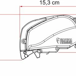 Fiamma F80S Motorhome And Campervan Roof Mounted Awning -Truma Shop Fiamma F80s Roof Mounted Awning Canopy for Campervan and Motorhome Case Dimensions 35262.1553093010