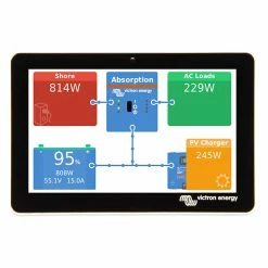 Victron Energy Victron 350 Watt Solar Panel Kit With MPPT Controller, MultiPlus II And Cerbo GX -Truma Shop GX Touch 50 front screen 40259.1671113927
