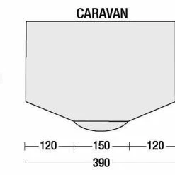 SunnCamp Inceptor Air Plus Caravan Awning -Truma Shop Inceptor 390 dimensions L 02005.1506440675