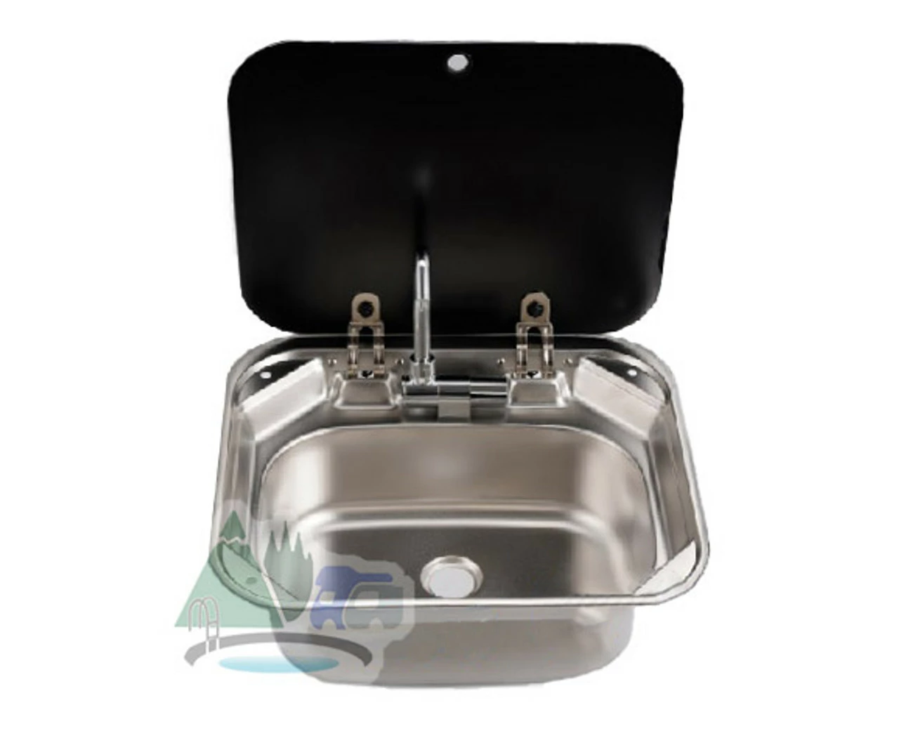 Lavanda Stainless Steel Sink For Campervan Motorhome 4 Lavanda Stainless Steel Sink For Campervan Motorhome - Image 2