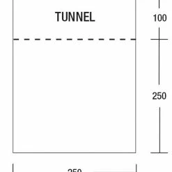 SunnCamp Motor Buddy 250 Campervan Drive Away Awning -Truma Shop MotorBuddy250FloorPlan 26214.1665133121