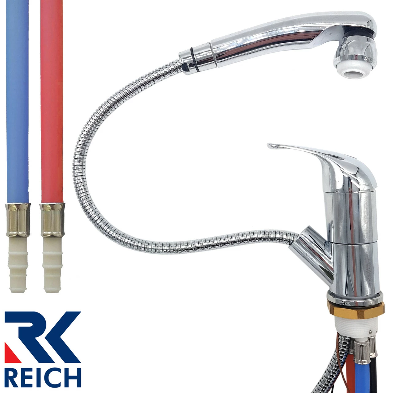 Reich Kama Chrome Shower Tap With Combi Julia Head 3 Reich Kama Chrome Shower Tap With Combi Julia Head