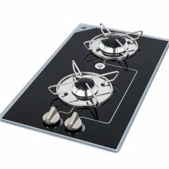 Navy Load Built In Glass Hob Double Burner NL.20003