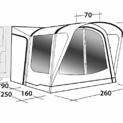 Outwell Newburg 160 Drive Away Awning -Truma Shop Outwell Newburg 160 drive away awning dimensions 59288.1612113652