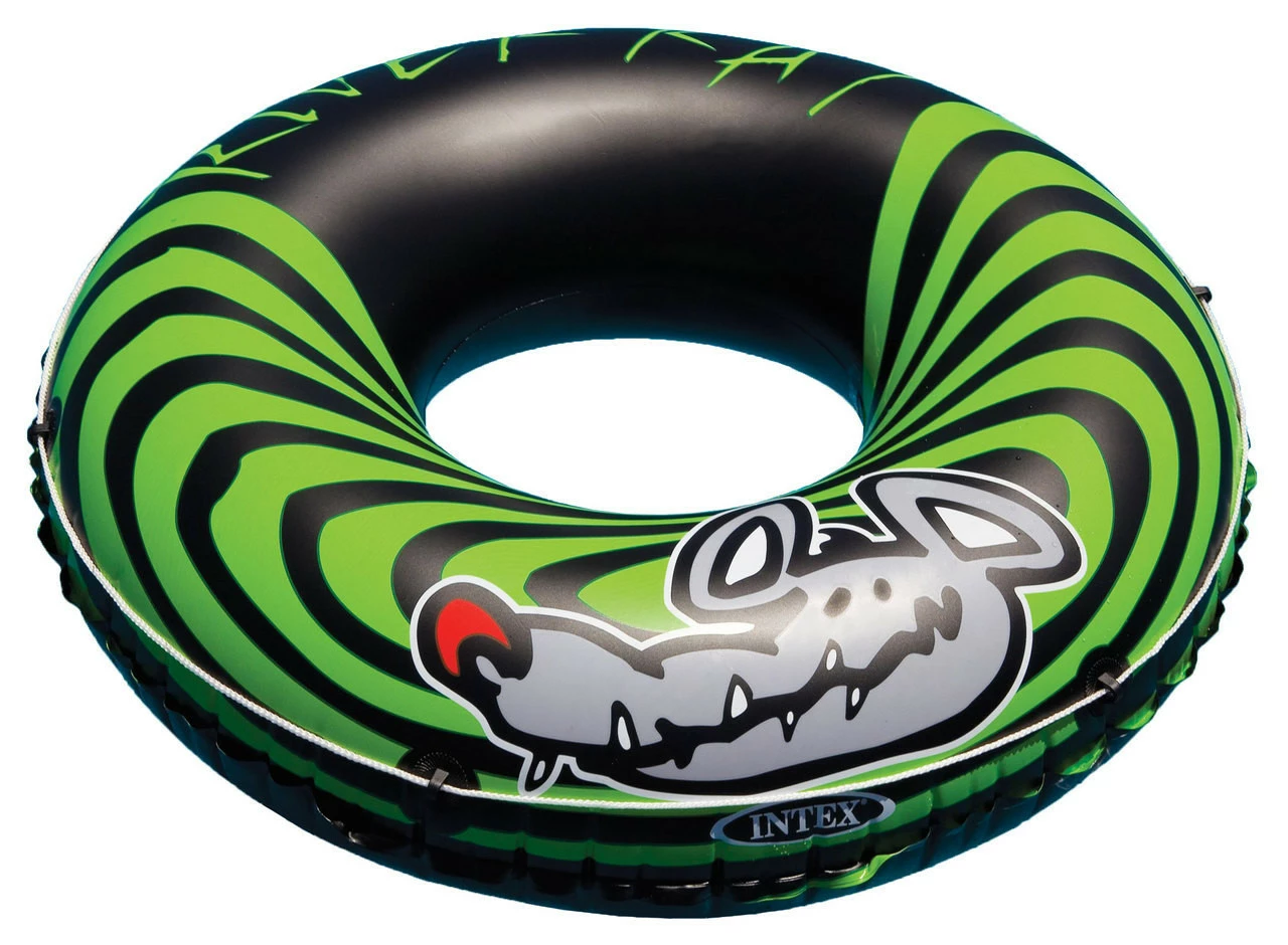 Intex River Rat Inflatable Ring Swimming Pool Tube 4 Intex River Rat Inflatable Ring Swimming Pool Tube - Image 2