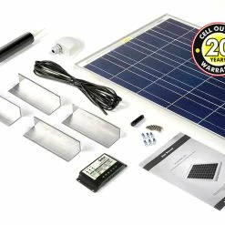 PV Logic 100w Motorhome Caravan Camper Solar Panel Kit Complete