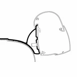 Thule Awning Brackets For Omnistor 5102 - VW T5/T6 Campervan