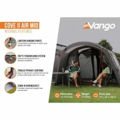 Vango Cove II Air Mid Campervan Drive Away Awning -Truma Shop Vango Cove II Air Mid Internal Features 73691.1673541144