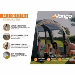 Vango Galli CC Air Campervan Motorhome Drive Away Awning -Truma Shop Vango galli cc tall awning internal features 37321.1669219984