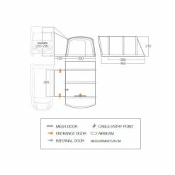 Vango Galli CC Air Campervan Motorhome Drive Away Awning -Truma Shop Vango galli cc tall dimensions 49954.1669220068