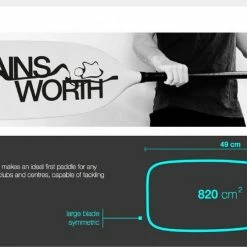 Ainsworth Paddles - Classic C100 Canoe Paddle Alloy Shaft, 145cm -Truma Shop ainsworth paddles 99702.1575988835