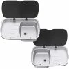 Spinflo Argent Caravan Sink & Drainer With Seal & Siphon 1 Spinflo Argent Caravan Sink & Drainer With Seal & Siphon -Truma Shop argent sink drainer 06219.1496998294