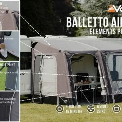 Vango Balletto Air Elements Shield Caravan Awning -Truma Shop balletto air 330 elements proshield 7 14764.1637669599