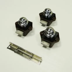 JLS Ltd 3 Pack Of Caravan Mini Push Button Door Handle And Catch -Truma Shop br chr 62119.1415011788