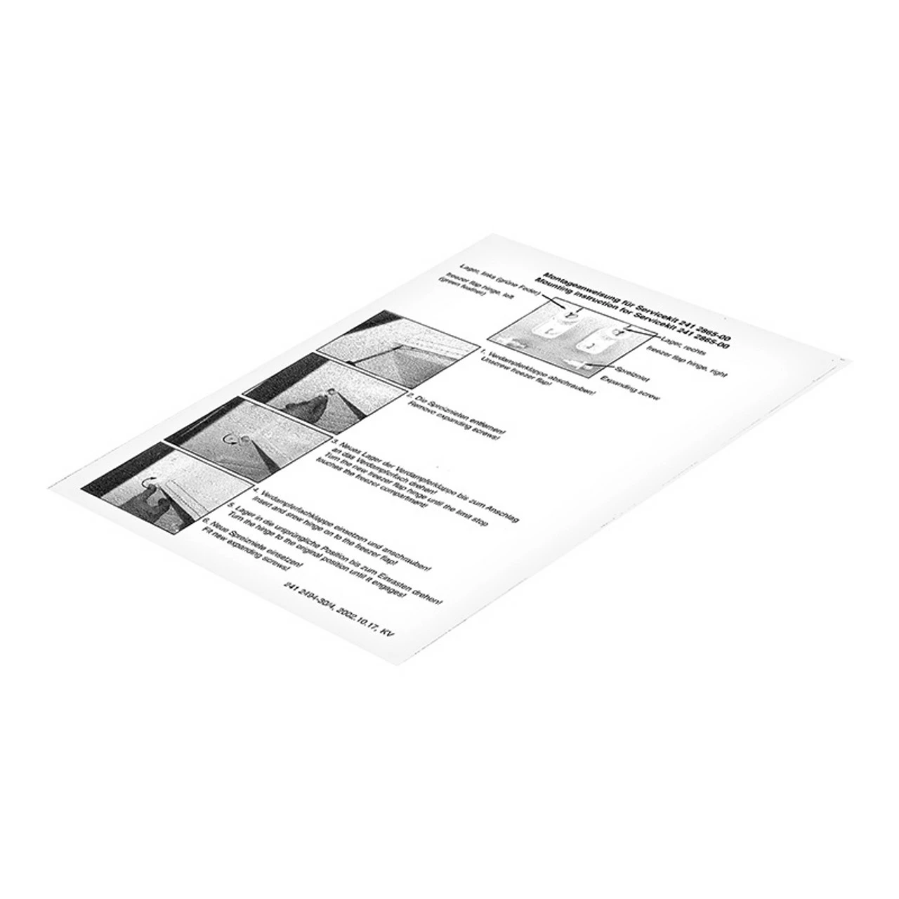 Dometic Spare - Fridge Internal Freezer Compartment Hinge - 241286500 5 Dometic Spare - Fridge Internal Freezer Compartment Hinge - 241286500 - Image 3