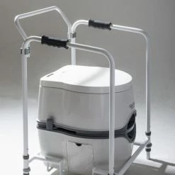 JLS Excellence Electric & Manual Flush Portable Toilet With Folding Mobility Frame -Truma Shop excellence closed frame 80861.1398760963