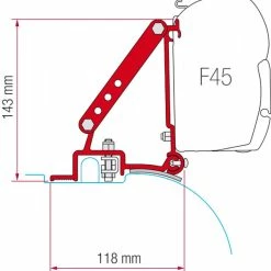 Fiamma F45 Awning Ducato Jumper Boxer High Roof Bracket Kit Before 2006
