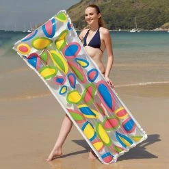 Bestway Deluxe Flowered Swimming Pool Lilo Beach Mat -Truma Shop flowered2 25188.1403779298