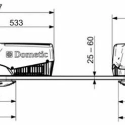 Dometic Freshjet 1700 Caravan Motorhome Air Conditioner -Truma Shop freshjet dims 29663.1358419180