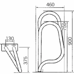 Astral Crossover Swimming Pool Exit Grab Rails Bars Handles 7 Astral Crossover Swimming Pool Exit Grab Rails Bars Handles -Truma Shop handrail sizes5 61711.1390304895