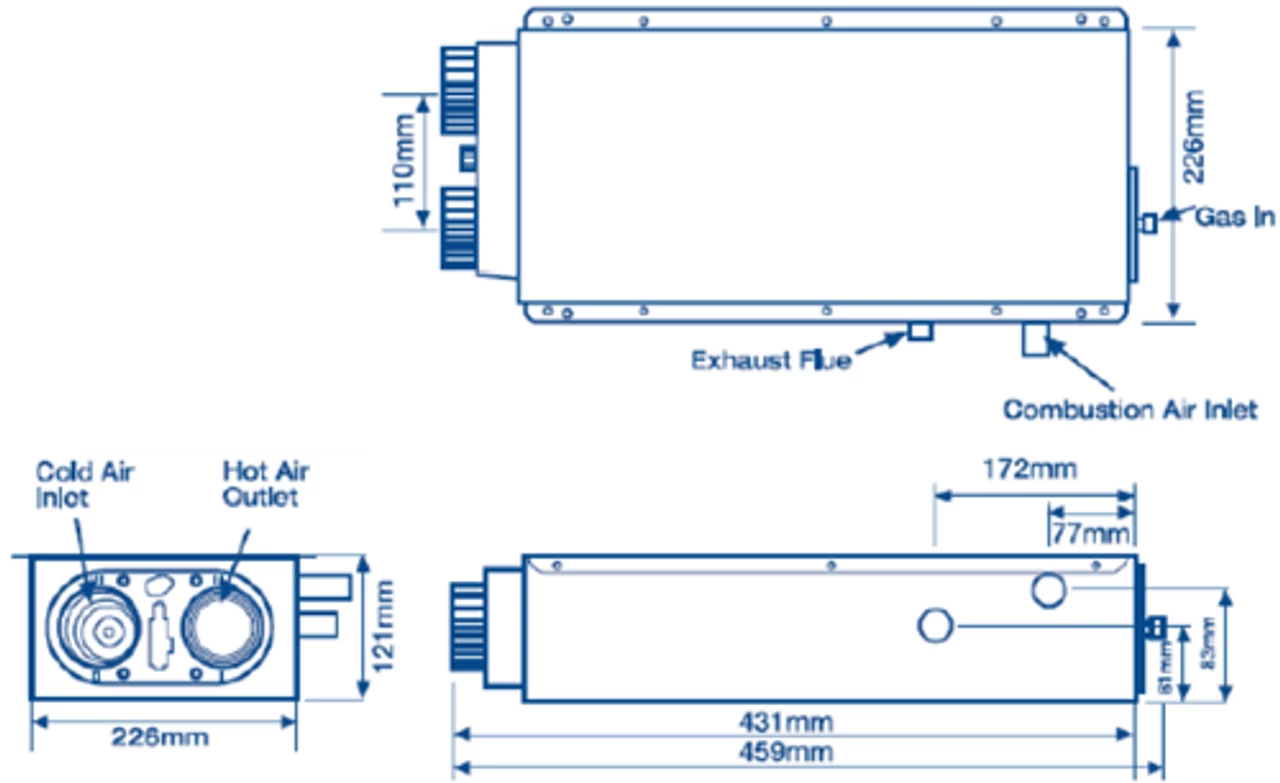 Propex HS2211 External Blown Air Heater 4 Propex HS2211 External Blown Air Heater - Image 2