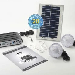 HUBi 2K Power And Lighting System Caravan Solar Hub Kit