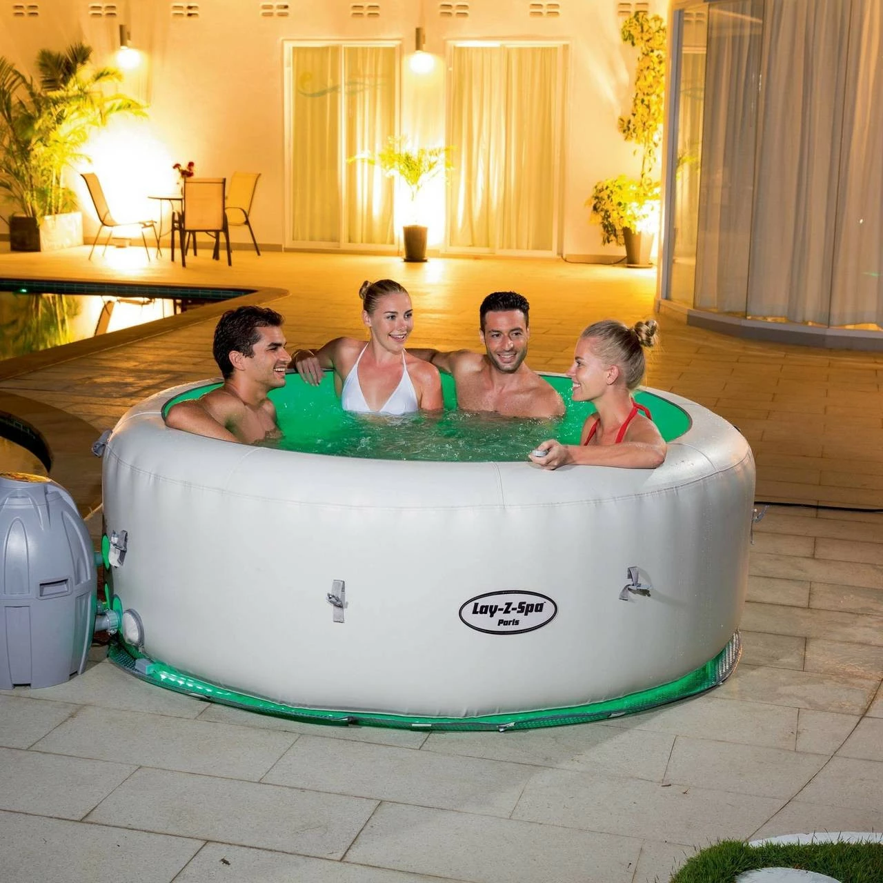 Bestway Lay Z Spa Paris Inflatable Hot Tub 5 Bestway Lay Z Spa Paris Inflatable Hot Tub - Image 3